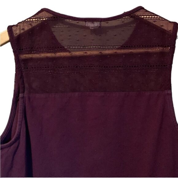 3 for $30! Purple mesh tank top - Picture 6 of 8